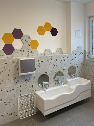 Liebevoll gestaltete Badelemente