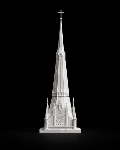Modell Zeitkapsel Kirchturm Bernau bei Berlin