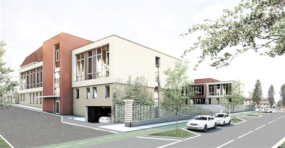 Die Anbauten von der Ladeburger Strasse aus gesehen