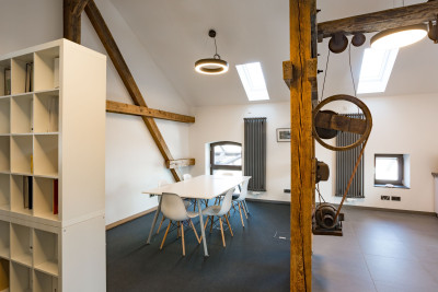 Beratungsraum der Bauleitung