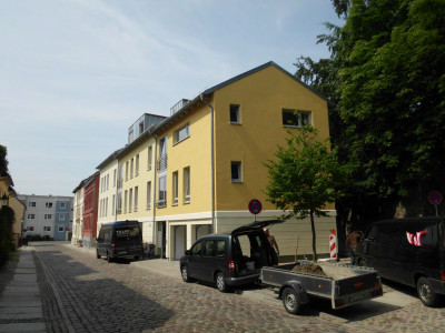 Objekt kurz vor Fertigstellung, die letzten Baufirmen beenden ihre Tätigkeit