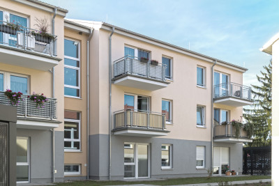 Die Balkone unterstreichen die angenehme Wohnatmosphäre des Objektes