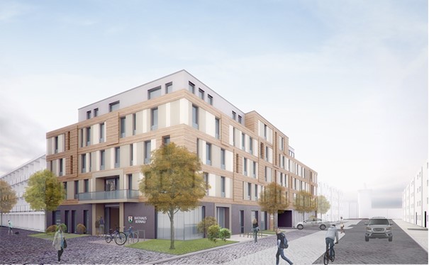 finaler Entwurf für den Neubau des Rathauses Bernau