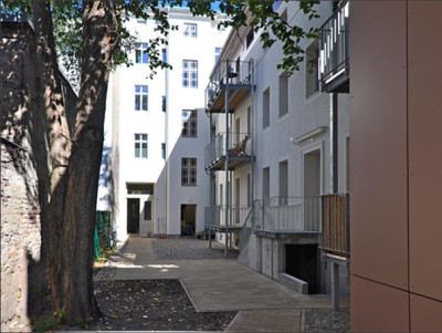 Die sanierte Hofseite