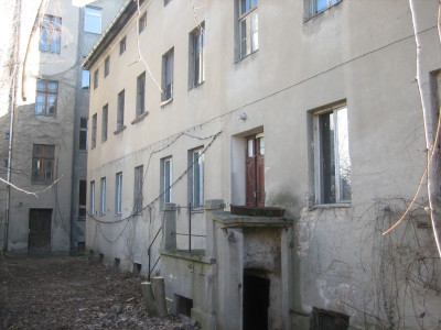 Der Altbestand im Hofbereich vor der Sanierung